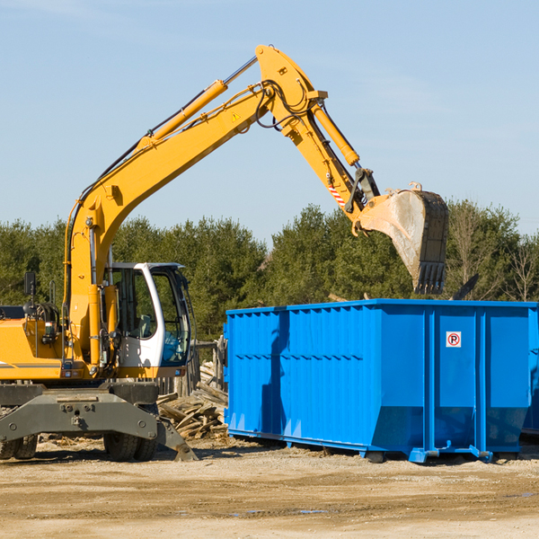 are there any restrictions on where a residential dumpster can be placed in Oriskany